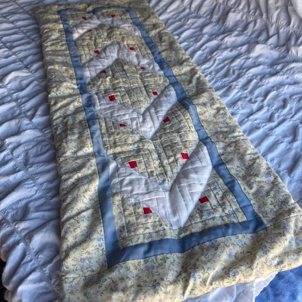 Handmade vintage quilted